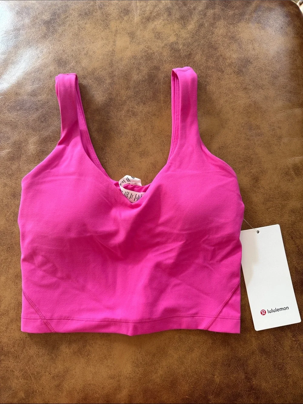 NWT Lululemon Align Tank Top Sz 2 A B Cup Sonic Pink